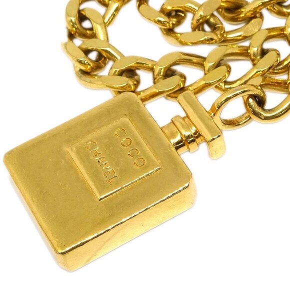 Chanel Perfume Charm Chain Belt Gold - Picture 4 of 4